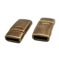 thumbnail image 5 of shapesbyX 10 Pieces 10mm Flat Magnetic Clasps for Bracelet Making Leather Strip Glue 10mmx2mm Hole, 5 of 5
