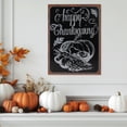 thumbnail image 1 of Northlight Happy Thanksgiving Chalkboard-Style Framed Wall Art - 14", 1 of 5