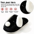 thumbnail image 3 of CHICVOMEY Fuzzy Memory Foam Slippers for Women Men Cozy Warm House Shoes Indoor with No-Slip Sole Unisex Style for Winter, 3 of 9