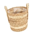 thumbnail image 2 of Cesta tejida para maceta con forro, decoración multifuncional con 26cmx24cm, 2 of 9