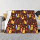 thumbnail image 1 of Fotbe colorful fox Manta de Franela con Estampado, Manta Ultrasuave para Cama, Sofá, Auto, Hipoalergénica y Antibolitas-60"x50", 1 of 6
