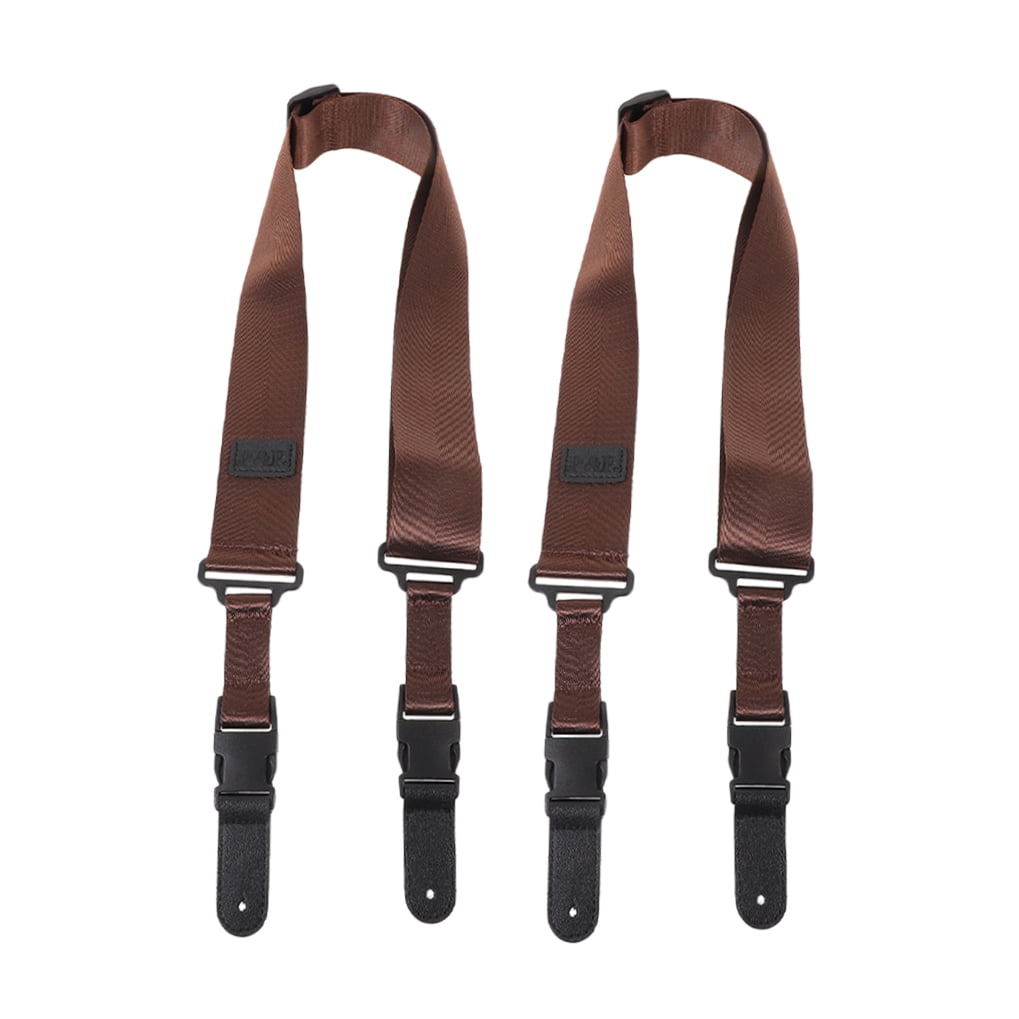 RENACLIPY 2-Pack Coffee Themed Guitar Straps with Printed Design, Material for Comfortable Music Playing