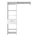thumbnail image 1 of TUHOME Manchester 150 Closet System  Engineered Wood Closet Systems in  White, 1 of 9