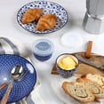 thumbnail image 2 of Selamica Ramekins with Lids 4 oz Oven Safe, Creme Brulee Ramekins Souffle Dishes with Covers, Stackable Ceramic Mini Ramekin Bowls Set for Dipping, Custard, Pudding, Baking, Set of 6, Vintage Blue, 2 of 5