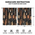 thumbnail image 2 of Mushroom Curtains-Blackout Curtains Bedroom Decor Living Room Darkening Grommet Window Drapes 2 Panels Set 53x63 inch, 2 of 2