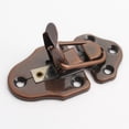 thumbnail image 6 of Retro Toggle Latch Wooden Box Latch with Screws Hardware Latch Buckle Slug Lock for Jewelry Box Suitcase Suitcase Furniture , Red Bronze, 6 of 8