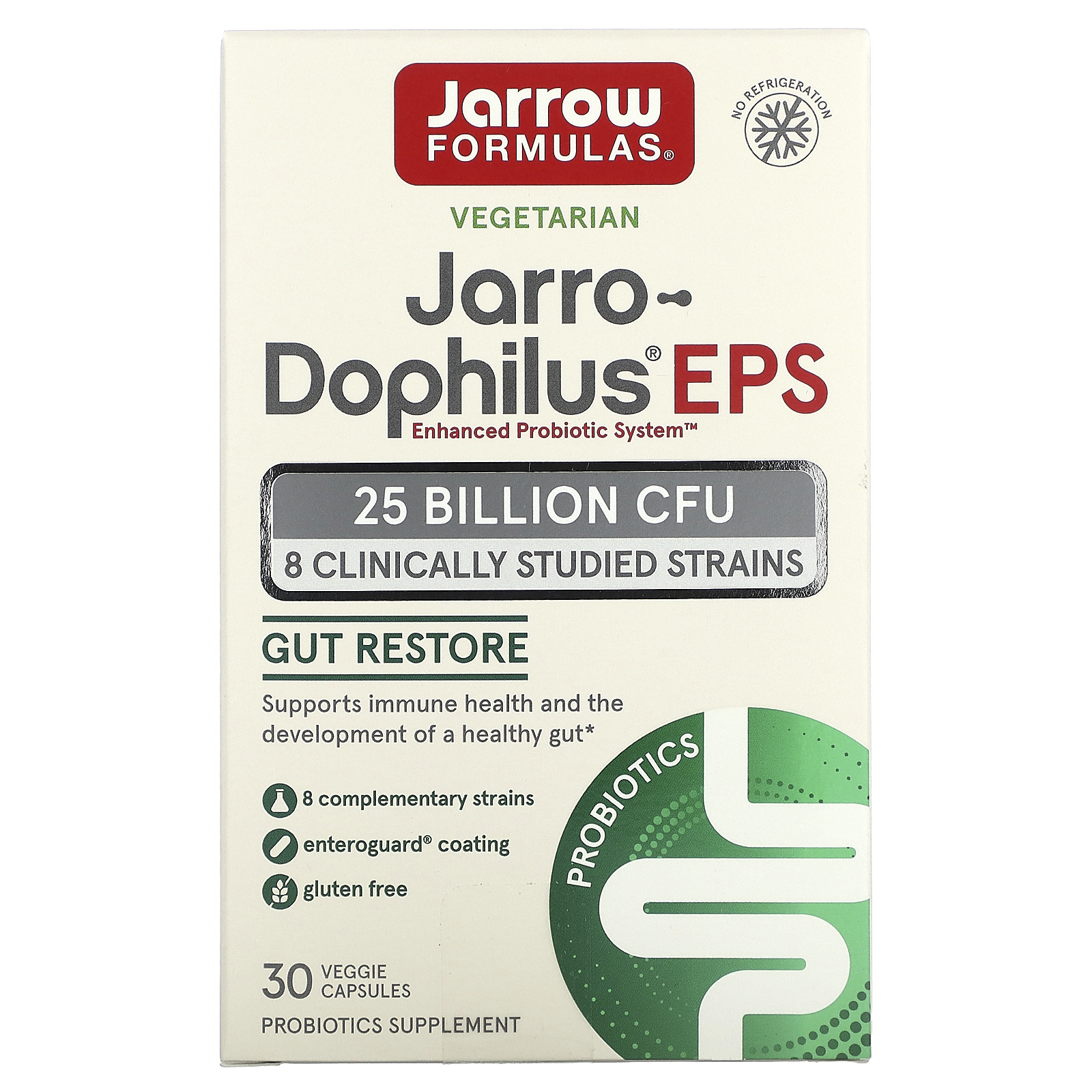 Jarrow Formulas - Jarro-Dophilus EPS Enhanced Probiotic System - 30 Capsules