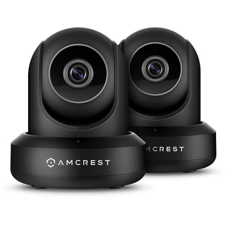 Amcrest 2-Pack ProHD 1080p Wi-Fi/Wireless IP Security Camera IP2M-841 (Black)