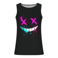 thumbnail image 4 of EOYWHK Tank Tops for Men Loose Fit Tank Funny Print Tees Quick Drying Racerback Workout Shirt for Gym Training Bodybuilding Blouses, 4 of 5
