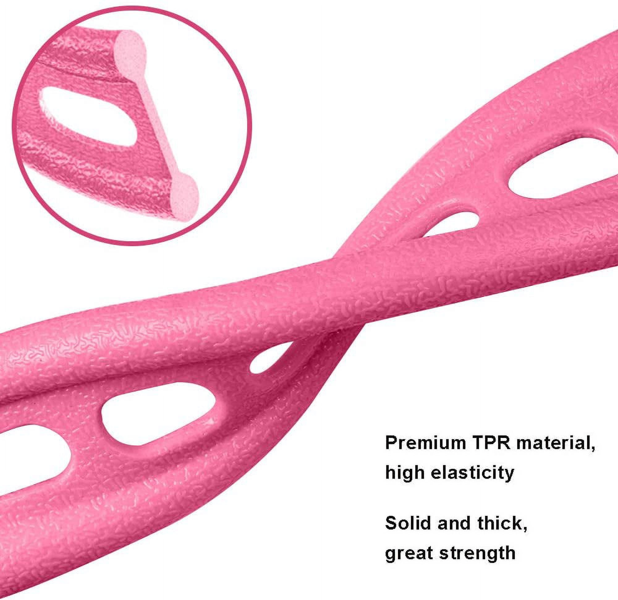 JJEAN-Pedal Resistance Bands with Handles Exercise Bands Multifunction Tension Rope Fitness for Working Out Arm Abs Legs Stretch Bands