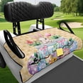 thumbnail image 4 of XYZCANDO Cute Easter Bunny Golf Cart Seat Cover | 4 Storage Pockets | Non-Slip Washable Universal Cover for 2-Seat Golf Carts, 4 of 8