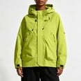 thumbnail image 5 of WRKEKC Windbreaker Jackets for Women Hooded Long Sleeve Zip Up Waterproof Windproof Outdoor Casual Coat with Pockets, 5 of 6