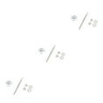 thumbnail image 1 of Wweixi Car Modification Sleek And Lightweight Hood Lock Various Styles Offered Electroplated silver DP17-32 3Set, 1 of 6