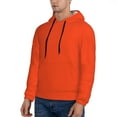 thumbnail image 3 of Goofa Orange for Men's Hooded Sweatshirt - Lightweight Pullover Hoodie with Kangaroo Pocket, Perfect for Everyday Wear-Large, 3 of 7