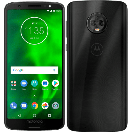 Motorola - Moto G6 - 32GB - GSM/CDMA Unlocked - Black - Excellent A+ Condition - 90 Day Warranty - Used