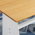 thumbnail image 2 of Linon Kasey Dining Table, Honey/White, 2 of 19