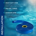 thumbnail image 3 of Alpine PVC Lay-Flat Water Discharge Hose x 300 Ft, 2 Inch Diameter, 3 of 10