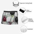 thumbnail image 6 of Bingfone Cherries Laid Men'S Underwear - Casual Stretch Boxer Briefs-Small, 6 of 9