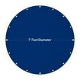 thumbnail image 2 of Covers & All Round Tarp 18 Oz PVC Polyester, Tear & UV Resistant Tarp Waterproof, Multipurpose Use – Pool, Patio Garden Equipment, Sports Fields, Pet House, Tent (7ft Diameter, Blue), 2 of 8