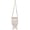 beige-white, variant on Cute Fish Shape Crossbody Bag, Hollow Woven Leather Drawstring Shoulder Purse