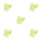 thumbnail image 1 of Jumpingount 20 piezas de anillos para el cabello de alta elasticidad, alta densidad, decorativos, sin enganches, cuerda para el cabello, accesorios Type2 NO2, 1 of 6