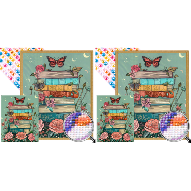 Kit Libro AB Parcial Taladro Artística 5D 45x55cm