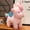 pink, variant on Unicorn Plush Stuffed Animal, 24cm Soft Plush Toy with Glitter Wings, Rainbow Mane & Embroidered Star Eyes, White or Pink