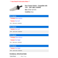 thumbnail image 2 of Door Contact Switch - Compatible with 1991 - 2001 GMC C3500HD 1992 1993 1994 1995 1996 1997 1998 1999 2000, 2 of 2