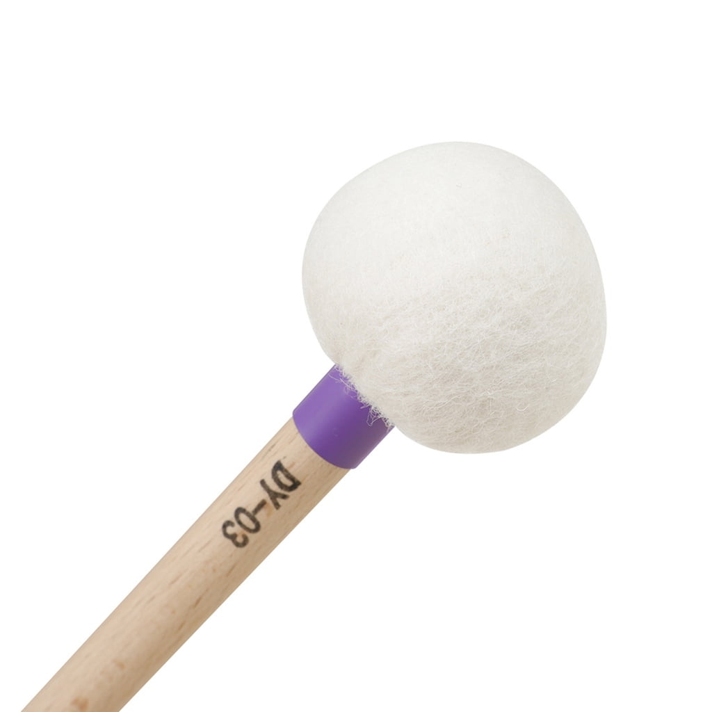 WINDLAND 1 Pair Timpani Drum Stick Soft Felt Drumsticks Marchings Snares Drum Stick