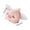 White, variant on White Squint Eyes White Wing Angel Pig Pull String Flying Toy Cute Plush Doll Spinning Decompression