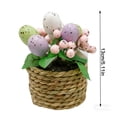 thumbnail image 3 of Easter Egg Decorations Plastic Hanging Ornaments for Home Office Party Spring Holiday Tabletop Mantel Shelf Display Decorative Crafts, 3 of 6