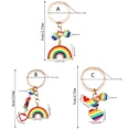 thumbnail image 3 of Drip Effect Keyring Rainbow Zines Alloy Keychain Sturdy Corrosions Resistant Stylish Gift Ideas, 3 of 9