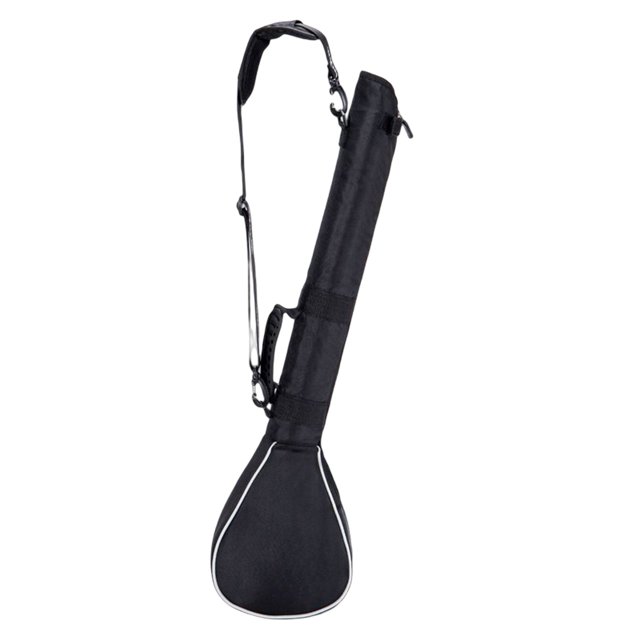 Riwesomey Bolsas para palos de Golf, bandolera de nailon portátil con bandas de Color, cremallera de gran capacidad, duraderas, resistentes, desmontables, Artesanía Negro Plata Riwesomey TO010313-02B