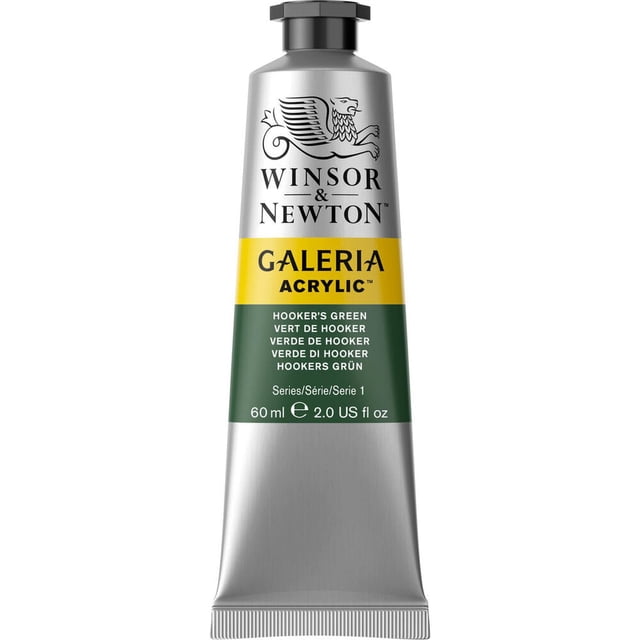 Pintura Acrílica Galería 60ml GRIS #465 Winsor & Newton verde SIN TAMAÑO