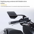 thumbnail image 5 of Easy Install Resistant Rear View Glass With Wide View Motorcycle Accessory Handlebar Side Glass, 5 of 8