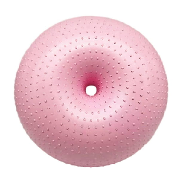Pelota de yoga para gimnasia, ayuda rítmica de equilibrio, para pilates y fitness Rosa A