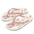 thumbnail image 2 of FUIALDOLG Boys' Beach Sandal Cartoon Axolotl&Tulips Print Trendy Slip-on Flip-Flop Sandals for Swim Pool Size 12.5, 2 of 7