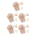 thumbnail image 1 of Sonducket Sombrero para niños pequeños No se ensucia fácilmente Manoplas suaves de doble capa Diseño aerodinámico Forrado con forro polar Guantes de Beige 5piezas Sonducket CBP231405, 1 of 6