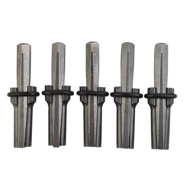 5 Pcs 9/16 Inch Plug-Wedges Feather Shims Rock Stone Splitter Hand Tools 14Mm For Splitting Hard Stone Rock Granite Concrete