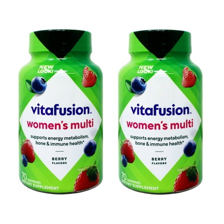Vitafusion Women's Gummy Vitamins Mixed Berries 70 ea (Pack of 2)