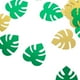 Efavormart 15G Bag | Metallic Green And Gold Tropical Palm Leaf Table ...