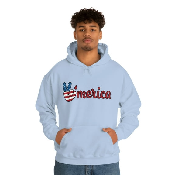 America Independent patriotic Unique Unisex Heavy Blend™ Hooded Sweatshirt