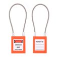 thumbnail image 5 of Uxcell Lockout Tagout Locks with Key, Loto Locks Safety Padlock Keyed Different with Lockout Tag Style 2, Orange, 5 of 6