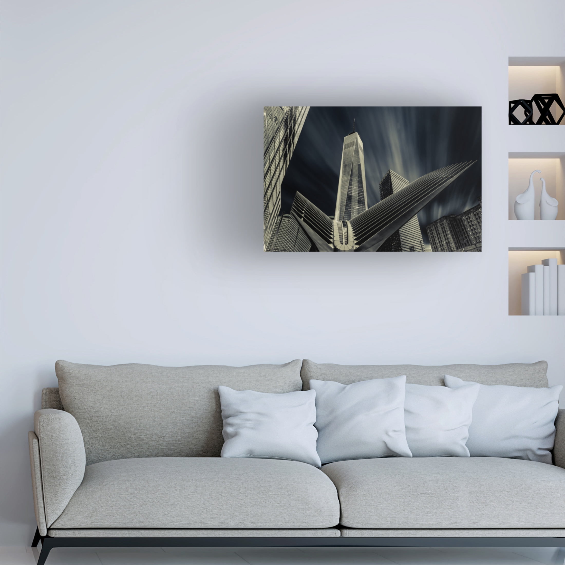 Trademark Fine Art Emil abu milad World Trade Center Canvas Wall Art