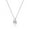 A-SILVER, variant on 925 Sterling Silver Chunky Teardrop Choker Necklace for Women Teens Pear Pendant Necklace
