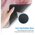 thumbnail image 4 of Pink Glitter Marble Gaming Mouse Pad XL, Extended Stitched Edges Mousepad, Large Mouse Mat Desk Pad, Long Non-Slip Rubber Base Mice Pad（31.5x12 Inch）, 4 of 5