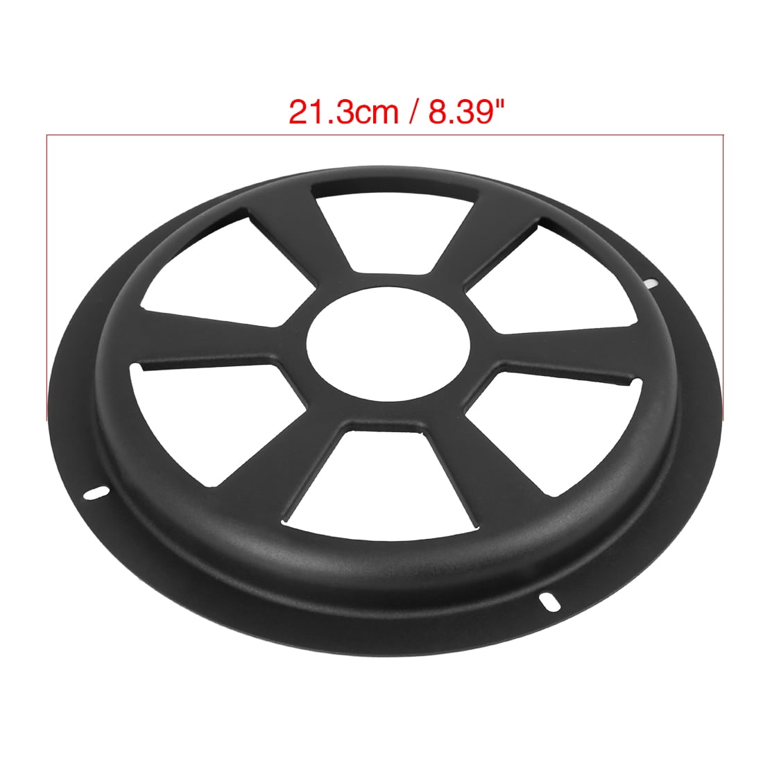 Unique Bargains 2pcs Universal Black Car for Audio Speaker Grill Protector 8"