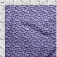 thumbnail image 3 of oneOone Cotton Poplin Violet Fabric Elephant Craft Projects Decor Fabric Printed By The Yard 42 Inch Wide, 3 of 5