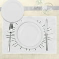 thumbnail image 3 of Ambesonne White Place Mats Set of 4, Valentines Love Retro, Standard Size, Charcoal Grey White, 3 of 6