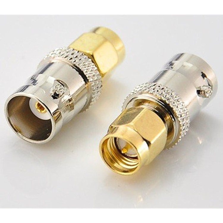 Saide 2pcs RF coaxial Coax adadpter SMA Female to MCX Female